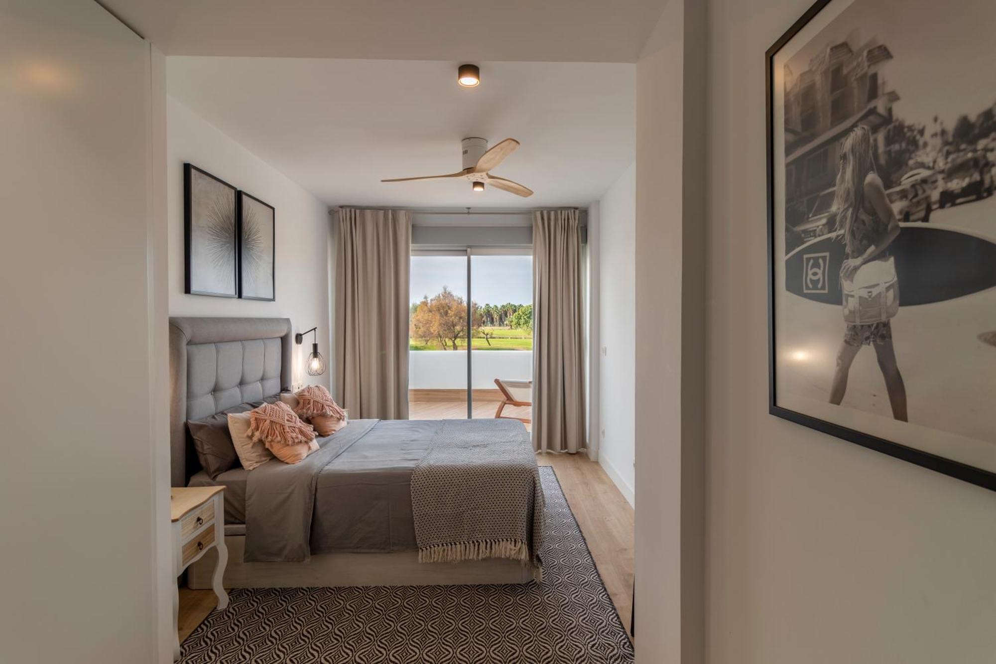 Rentitspain Apartamento Serena Terraza Con Vista A Golf โมตริล ภายนอก รูปภาพ